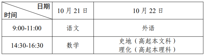 2023年广东成人高考考试时间