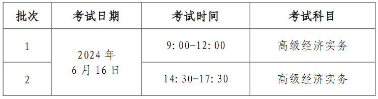 2024年北京高级经济师报名公告已发布